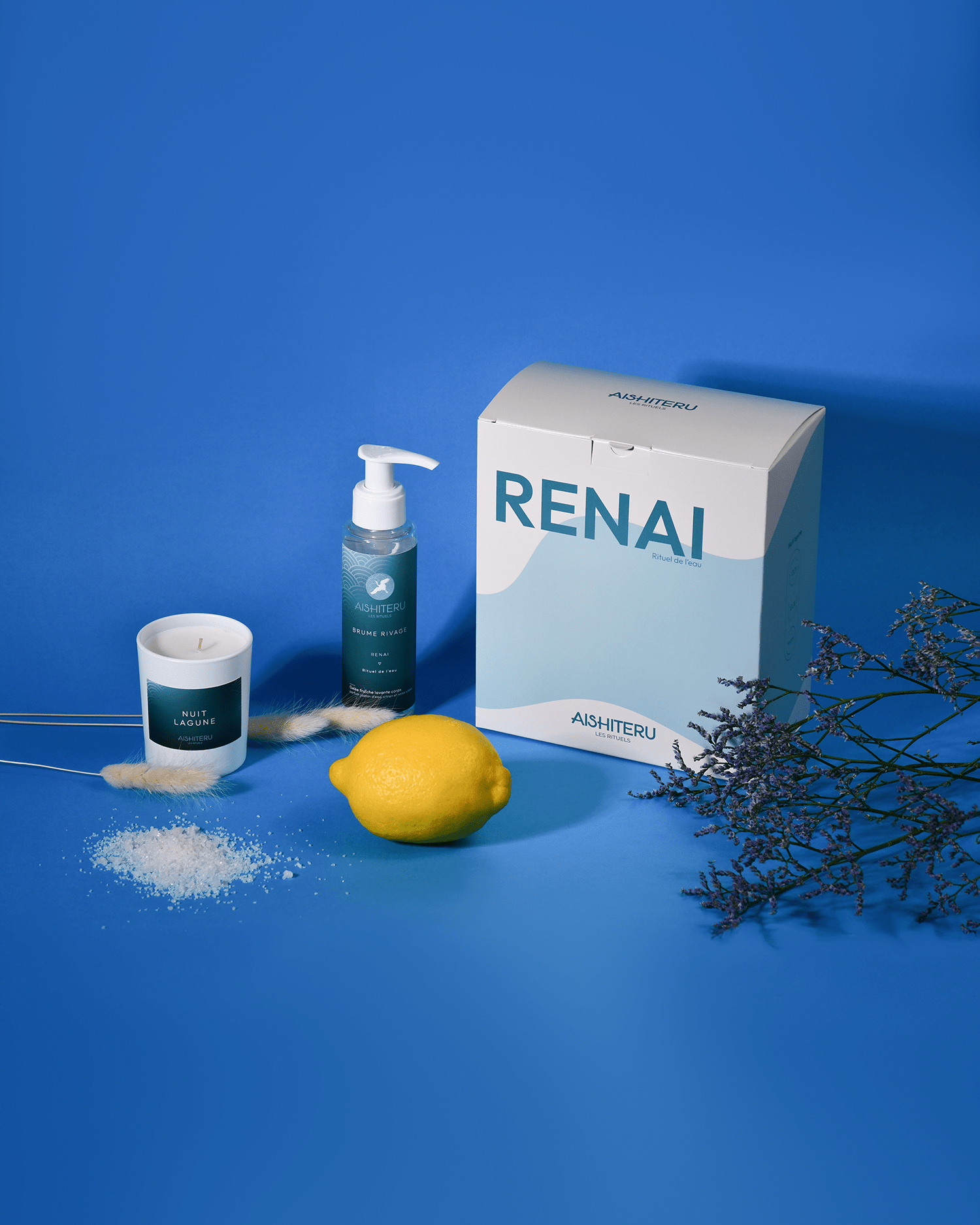 RENAI - Coffret rituel de l’eau parfum d'interieur AISHITERU